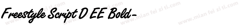 Freestyle Script D EE Bold字体转换